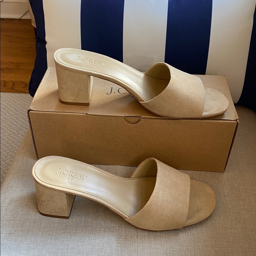 J. Crew heeled sandals